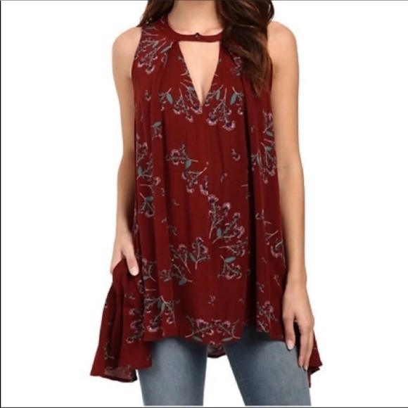 Free People Crimson Swing Tunic Trapeze Dress - Picture 6 of 6
